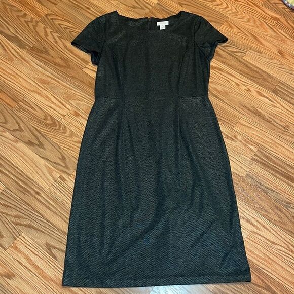 Chico’s Knit Dress,  grey reptile print - Picture 1 of 8